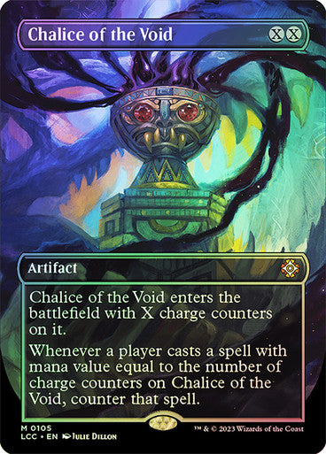IMPORTABLE DUBAI-Chalice of the Void (Borderless) The Lost Caverns of Ixalan Commander - Variants Magic: The Gathering English Foil