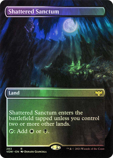 IMPORTABLE DUBAI-Shattered Sanctum (Borderless) Innistrad: Crimson Vow - Variants Magic: The Gathering English Foil