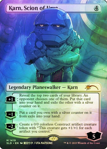 IMPORTABLE DUBAI-Karn, Scion of Urza (Secret Lair) (Borderless) Secret Lair Magic: The Gathering English Foil