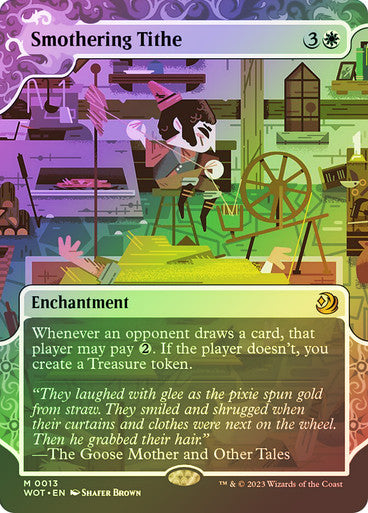 IMPORTABLE DUBAI-Smothering Tithe (#013) Enchanting Tales Magic: The Gathering English Foil
