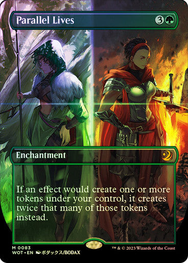 IMPORTABLE DUBAI-Parallel Lives (#083) (Borderless) Enchanting Tales - Variants Magic: The Gathering English Foil