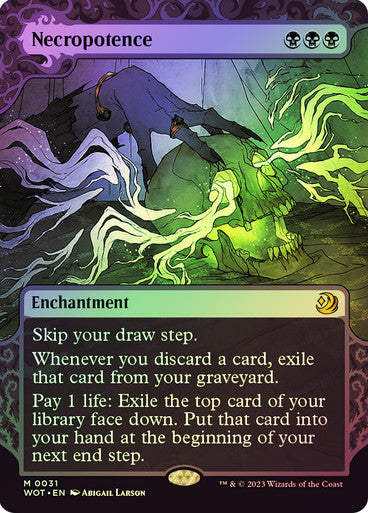 IMPORTABLE DUBAI-Necropotence (#031) Enchanting Tales Magic: The Gathering English Foil