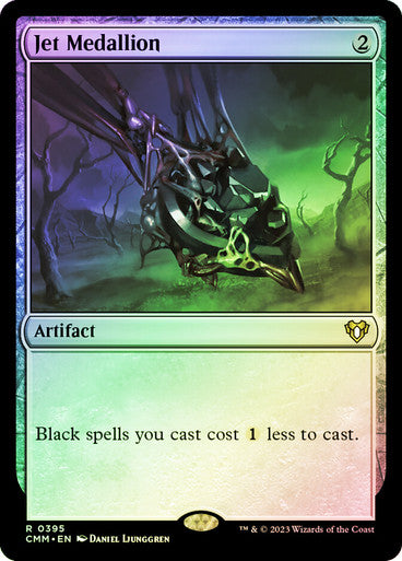 IMPORTABLE DUBAI-Jet Medallion Commander Masters Magic: The Gathering English Foil
