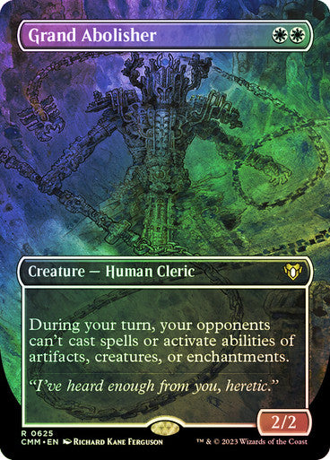 IMPORTABLE DUBAI-Grand Abolisher (Borderless) Commander Masters - Variants Magic: The Gathering English Foil