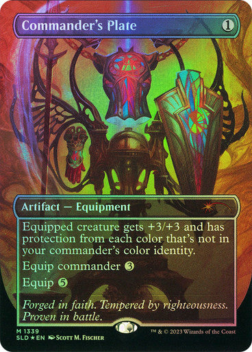 IMPORTABLE DUBAI-Commander's Plate (Secret Lair) (#1339) (Borderless) Secret Lair Magic: The Gathering English Foil