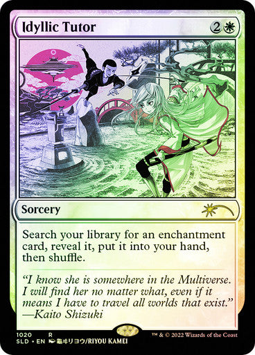 IMPORTABLE DUBAI-Idyllic Tutor (Secret Lair) (#1020) Secret Lair Magic: The Gathering English Foil