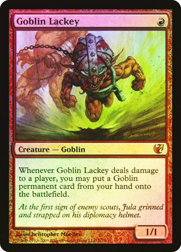 IMPORTABLE DUBAI-Goblin Lackey From the Vault: Exiled Magic: The Gathering English Foil