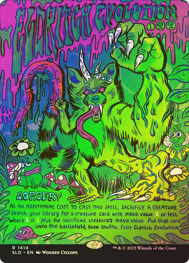 IMPORTABLE DUBAI-Eldritch Evolution (Secret Lair) (#1414) (Borderless) Secret Lair Magic: The Gathering English Foil