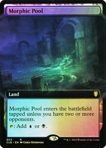 IMPORTABLE DUBAI-Morphic Pool (Extended Art) Commander Legends: Battle for Baldur's Gate - Variants Magic: The Gathering English Foil
