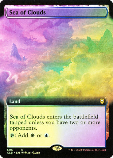 IMPORTABLE DUBAI-Sea of Clouds (Extended Art) Commander Legends: Battle for Baldur's Gate - Variants Magic: The Gathering English Foil