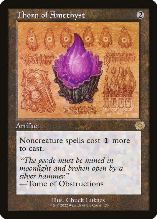 IMPORTABLE DUBAI-Thorn of Amethyst The Brothers' War Retro Artifacts (BRR) #123 · Rare · English · Nonfoil/Foil