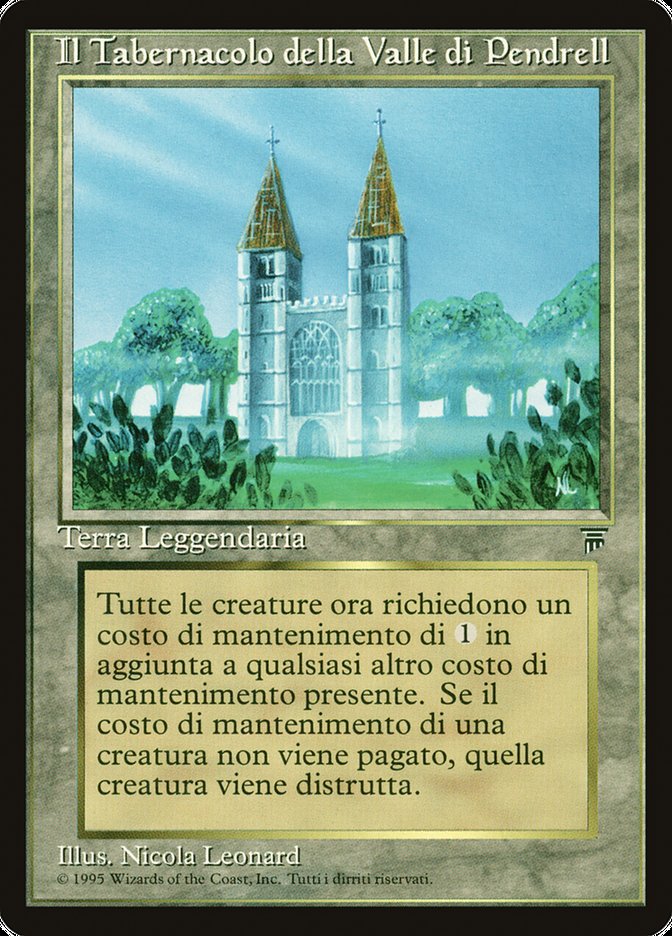 IMPORTABLE DUBAI-The Tabernacle at Pendrell Legends (LEG) #307 · Rare · Italian · Nonfoil