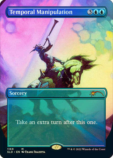 IMPORTABLE DUBAI-Temporal Manipulation (Secret Lair) (Borderless) Secret Lair Foil English Magic: The Gathering