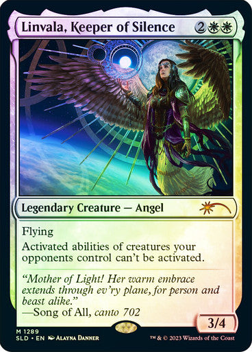 IMPORTABLE DUBAI-Linvala, Keeper of Silence (Secret Lair) Secret Lair Foil English Magic: The Gathering