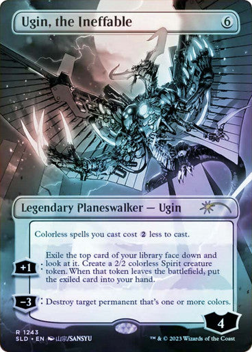 IMPORTABLE DUBAI-Ugin, the Ineffable (Secret Lair) (#1243) (Borderless) Secret Lair Foil English Magic: The Gathering