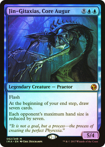 IMPORTABLE DUBAI-Jin-Gitaxias, Core Augur Iconic Masters Foil English Magic: The Gathering