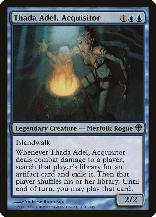 IMPORTABLE DUBAI-Thada Adel, Acquisitor  Worldwake (WWK) #40 · Rare · English · Nonfoil/Foil