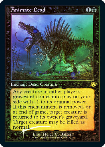IMPORTABLE DUBAI-Animate Dead (Judge) (Retro Frame) Promo: General Foil English Magic: The Gathering