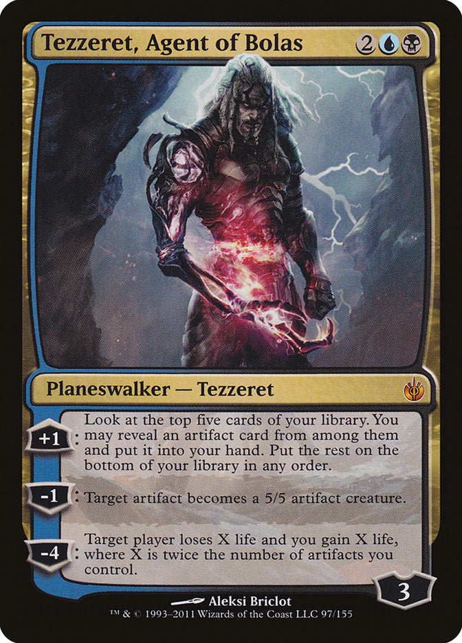 IMPORTABLE DUBAI-Tezzeret, Agent of Bolas Mirrodin Besieged (MBS) #97 · Mythic Rare · English · Nonfoil/Foil