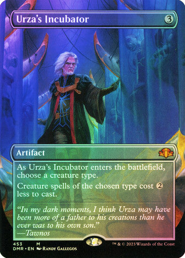 IMPORTABLE DUBAI-Urza's Incubator (Borderless) Dominaria Remastered - Borderless Foil English Magic: The Gathering