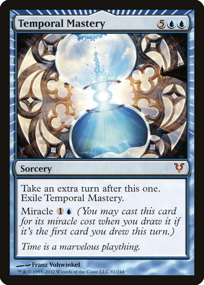 IMPORTABLE DUBAI-Temporal Mastery Avacyn Restored (AVR) #81 · Mythic Rare · English · Nonfoil/Foil