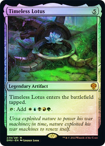 IMPORTABLE DUBAI-Timeless Lotus Dominaria United Foil English Magic: The Gathering