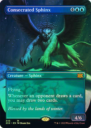 DUBAI IMPORTABLE-Consecrated Sphinx (Borderless) Double Masters 2022 - Variants Foil English Magic: The Gathering
