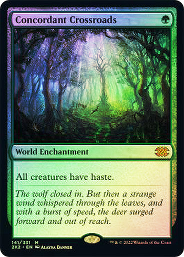 DUBAI IMPORTABLE-Concordant Crossroads Double Masters 2022 Foil English Magic: The Gathering
