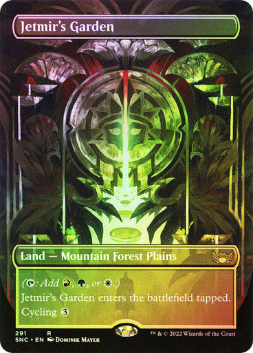 DUBAI IMPORTABLE-Jetmir's Garden (Borderless) Streets of New Capenna - Variants Foil English Magic: The Gathering