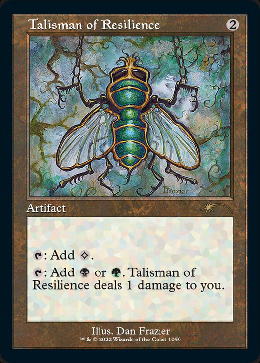 IMPORTABLE DUBAI-Talisman of Resilience Secret Lair Drop (SLD) #1059 · Rare · English · Nonfoil/Etched