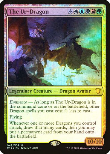 IMPORTABLE DUBAI-The Ur-Dragon Commander 2017 Foil English Magic: The Gathering