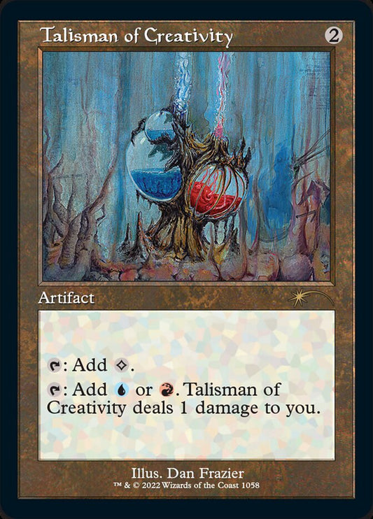 IMPORTABLE DUBAI-Talisman of Creativity Secret Lair Drop (SLD) #1058 · Rare · English · Nonfoil/Etched