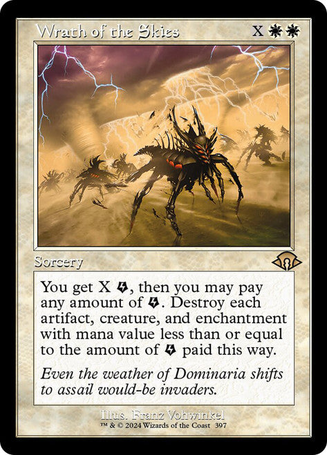 IMPORTABLE DUBAI- Wrath of the Skies (Retro Frame) Modern Horizons 3 - Retro Frame English
