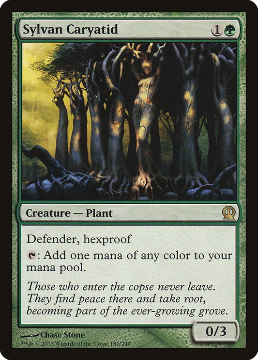 IMPORTABLE DUBAI-Sylvan Caryatid Theros (THS) #180 · Rare · English · Nonfoil/Foil