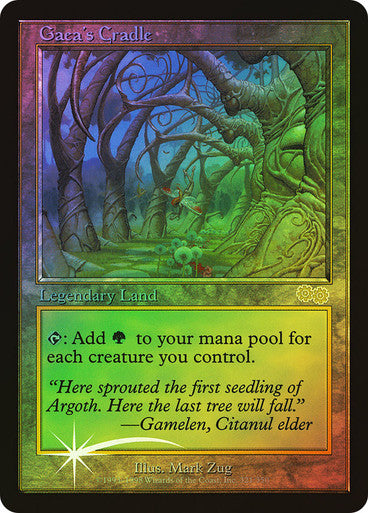 IMPORTABLE DUBAI-Gaea's Cradle (Judge) Promo: General Foil English Magic: The Gathering