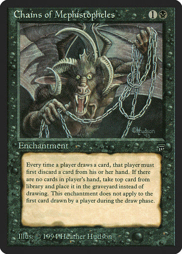 IMPORTABLE DUBAI-Chains of Mephistopheles Legends FOIL English Magic: The Gathering