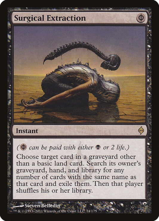 IMPORTABLE DUBAI-Surgical Extraction New Phyrexia (NPH) #74 · Rare · English · Nonfoil/Foil