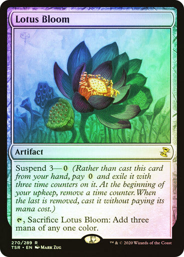 IMPORTABLE DUBAI-Lotus Bloom Time Spiral Remastered Foil English Magic: The Gathering
