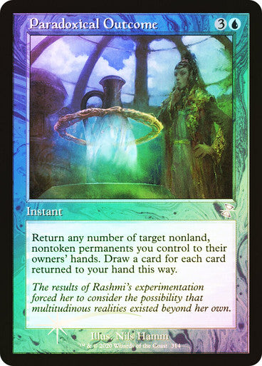IMPORTABLE DUBAI-Paradoxical Outcome Time Spiral Remastered Foil Retro English Magic: The Gathering