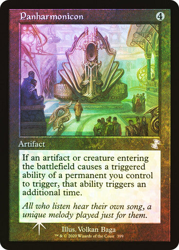 IMPORTABLE DUBAI-Panharmonicon Time Spiral Remastered Foil Retro English Magic: The Gathering