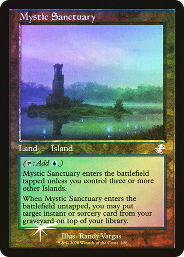 IMPORTABLE DUBAI-Mystic Sanctuary Time Spiral Remastered Foil Retro English Magic: The Gathering