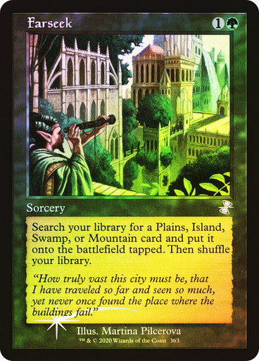 IMPORTABLE DUBAI-Farseek Time Spiral Remastered Foil Retro English Magic: The Gathering