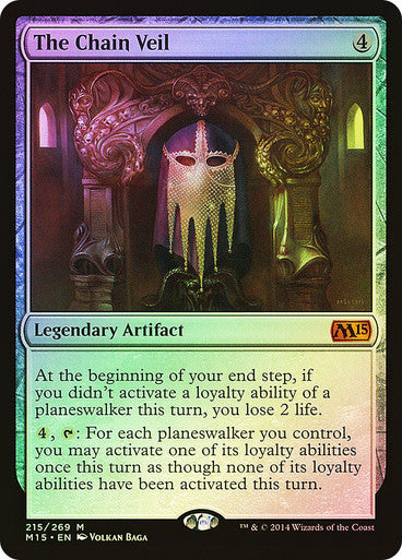 IMPORTABLE DUBAI-The Chain Veil Magic 2015 Foil English Magic: The Gathering