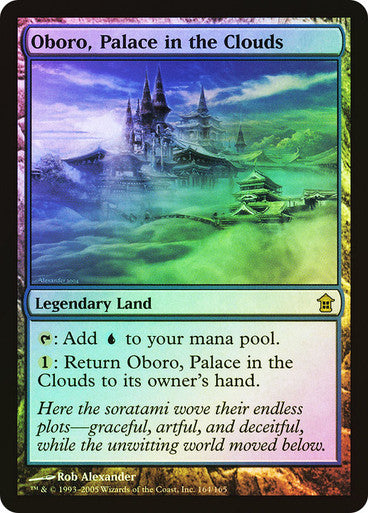 IMPORTABLE DUBAI-Oboro, Palace in the Clouds Saviors of Kamigawa Foil English Magic: The Gathering