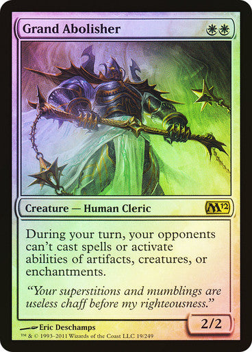 IMPORTABLE DUBAI-Grand Abolisher Magic 2012 Foil English Magic: The Gathering
