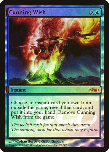 IMPORTABLE DUBAI-Cunning Wish (Judge) Promo Foil English Magic: The Gathering