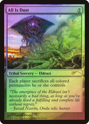 IMPORTABLE DUBAI-All Is Dust (Grand Prix) Promo Foil English Magic: The Gathering