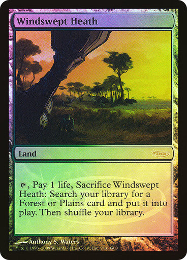 IMPORTABLE DUBAI-Windswept Heath (Judge) Promo Foil English Magic: The Gathering