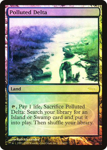IMPORTABLE DUBAI-Polluted Delta (Judge) Promo Foil English Magic: The Gathering