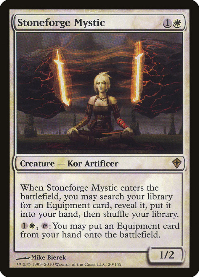 IMPORTABLE DUBAI-Stoneforge Mystic Worldwake (WWK) #20 · Rare · English · Nonfoil/Foil